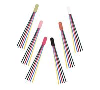 Mobestech 6 pièces Lot de Marque-pages Rubans Cuir PU Signets Colorés pour Marqueurs de Pages Durables pour Lecteurs Utilisation Facile et Couleurs Vives pour Différencier les Sections