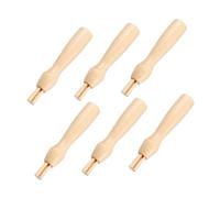 Mobestech 6 pièces Needle Felting Handles Bois Ergonomiques Outils Multifonctions pour Feutrage Artisanat DIY