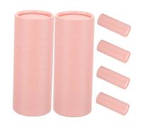 Mobestech 6 pièces Paperboard Tubes For Essential Oil Bottles With Lid Round Cardboard Packaging Box For Perfume And Craft Storage Design