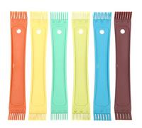 Mobestech 6 Pièces Peigne à Ailettes Pour Climatiseur Radiateur Brosse à Ailettes à Condenseur Faire Le Ménage Outil De Redressement Des Ailerons Nettoyeur à Alternatif Plastique