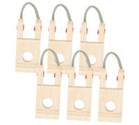 Mobestech 6 pièces Piano Butt Flange Repair Parts for Piano Keyboard Middle Pedestal with Wear-Resistant Design