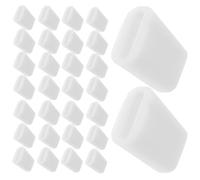 Mobestech 60 Pièces Patins en Caoutchouc Blanc pour Grille D'évier Cuisine Protection Antidérapante et Drainage Amélioré, Accessoires Pratiques pour Évier