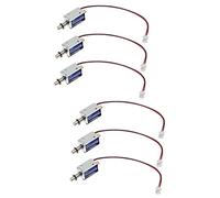 Mobestech 6pièces Électroaimant Solénoïde Mini Dc Push Pull Avec Cadre Ouvert Pour Machines Automatiques Appareils Mécaniques
