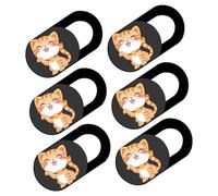 Mobestech 6pièces Housse De Coulissante pour Ordinateur Portable Cache-Webcam Autocollant De Discret pour Appareils