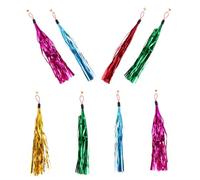 Mobestech 8 pièces Kit de Têtes de Rechange pour Bâton de Jeu Interactif avec Cloche Accessoires Colorés pour Chaton Intérieur Stimulant pour Chat Actif Couleur Aléatoire Couleur Aléatoire