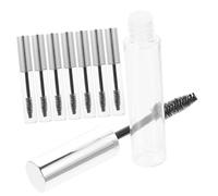 Mobestech 8pièces Lot de Tubes de Mascara Vides Rechargeables Transparents pour Extensions de Cils et Stockage de Cosmétiques
