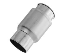 Mobestech Adaptateur Coudé Inox pour Tuyau Échappement Chauffe-eau Gaz Flexible Ondulé Résistant Haute Température Installation Facile avec Kit Complet Raccord Ventilation Intérieure
