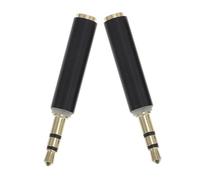 Mobestech Adaptateur Micro-Cravate 3,5 mm 2pcs en cuivre pour Appareil Photo Reflex et écoute Musicale à Domicile