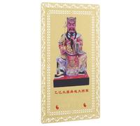 Mobestech Amulette Chinoise Protection Tai 2025 Année Du Goûter Carte Feng Shui Décoration Riche Ornement Traditionnel Pierre Pour Femme Doré