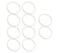 Mobestech Anneaux à Broder en Bambou 10 Cm 20 Pièces Cercles DIY pour Couronnes de Noël, Décorations Murales et Attrape-rêves, Accessoires Fête et Guirlandes à Suspendre pour Maison