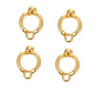 Mobestech Anneaux de Pattes de Perroquet en Métal Solide, Kit 4 Pièces Taille 6, Légers et Résistants, Accessoires pour Entraînement au Vol, Usage Extérieur, pour Perroquets et Oiseaux de Compagnie