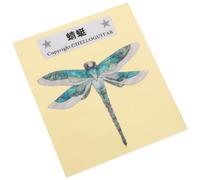 Mobestech Autocollant Décoratif Libellule pour Tête Guitare Acoustique et Électrique Sticker Personnalisé pour Guitare Accessoire DIY pour Orner et Protéger Cadeau pour Musiciens