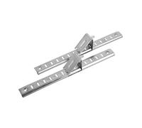 Mobestech Barre De Séparation Et Support D'étagère De Réfrigérateur Acier Inoxydable 20 Cm Certifiée Solide Réglable Pour Congélateur Et Rangement Cuisine Lot 2 Pièces