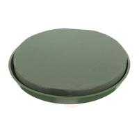 Mobestech Base Mousse Ronde Verte pour Décoration Voiture Mariage Ventouse, Composition Soi-même en Écume Plastique, pour Mariage Champêtre et Fête