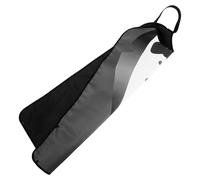 Mobestech Bavoir Adulte Imperméable Noir en Polyester Résistant à L'huile, Jetable, Conçu pour Hommes et Personnes Âgées Besoins Spécifiques, pour Repas et Protection des Vêtements