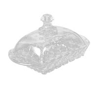 Mobestech Boîte à Beurre Verre Transparent avec Couvercle Plateau Fromager Élégant et Pratique Récipient pour Beurre Frais Stockage Sûr et Design pour Cuisine