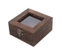 Mobestech Boîte À Spécimens Insectes 4 Pouces en Bois avec Couvercle Transparent Verrouillable Vitrine Ombre Cadre Compacte pour Entomologie Et Rangement Bijoux