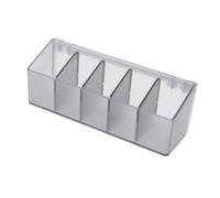 Mobestech Boîte De Rangement À 5 Compartiments pour Maquillage Commode Plateau À Parfum Pot À Crayons Organisateur De Bureau Conteneur De Maquillage Organisateur De Gloss À Lèvres