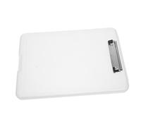 Mobestech Boîte de Rangement Transparente avec Clip Planchette Organiseur Multifonction pour Documents Bureau École et Usage Professionnel