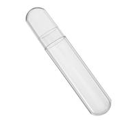 Mobestech Boîte De Rangement Tube Transparent Plastique, Étui Organisateur Compact Multi-Pinces, Robuste Et Portable, pour Professionnels Beauté Et Maquillage Quotidien