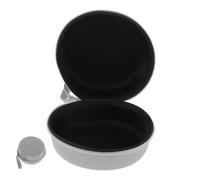 Mobestech Boîte Oreiller pour Le Cou Étui de Voyage pour Oreiller Cervical de Rangement de Voyage pour Oreiller Cervical Taie d'oreiller cervicale Avion Eva Light Grey