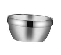 Mobestech Bol Inox Double Paroi pour Nouilles Froides Soupe et Riz Isolant et Multifonction pour Maison et Restaurant