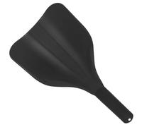 Mobestech Bouclier de Visage Coiffure avec Poignée Masque Anti-laque et Spray Cheveux Confortable pour Salon et Barbier Léger et Pratique Noir