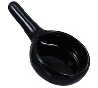 Mobestech Bougeoir en Céramique Poignée pour Bougie Chauffe-Plat, Petit Format, Finition Lisse Brillante, Adapté à L'aromathérapie Et Spa, Accessoire Pratique pour Maison Et Bureau