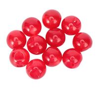 Mobestech Boutons à Coudre Ronds Imitation Jade 10Mm Rouge Vif 10 Pcs, Boutons Chemise à 2 Trous Obliques, Accessoires Couture pour Vêtements Femmes, Réparation et Usage Quotidien