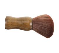 Mobestech Brosse à Barbe Homme Taille Compacte Poils Nylon Manche Bois Naturel Entretien Moustache Usage Quotidien Portable