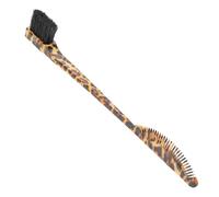 Mobestech Brosse à Sourcils Double Embout Multifonction Imprimé Léopard Compacte et Portable Outil Coiffant et Maquillage Polyvalent pour Voyage et Usage Quotidien