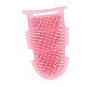 Mobestech Brosse de Bain Silicone Exfoliante Douce pour Moufle de Massage Corporel Adaptée à Toute la Famille Élimine Peau Morte et Impuretés