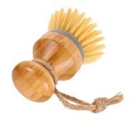 Mobestech Brosse Vaisselle Bois avec Manche Confortable Tête Ronde Créative pour Nettoyage Multifonctionnel Cuisine pour Casseroles et Plats