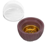 Mobestech Brûleur de Parfum en Résine Élégant et Portable avec Design Unique, Support Décoratif pour Chambre et Bureau, Ornement Moderne pour Rituel Aromathérapie