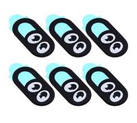 Mobestech Cache De Caméra Ultrafin Et Autocollants De Confidentialité 6 Pièces pour Ordinateur Portable, Smartphone Et Tablette, Protection Webcam pour Vie Privée, Motifs Dessin Animé Colorés