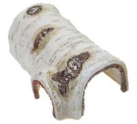 Mobestech Cachette Reptile Résine Naturelle Abri Tortue Terre et Lézards Décoration Terrarium pour Petits Animaux