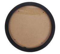 Mobestech Cadre Photo Rond Mural 35,5 Cm en Bois Foncé pour Broderie au Point de Croix, Cadre D’exposition Circulaire Décoratif pour Loisirs Créatifs et Présentation Broderie