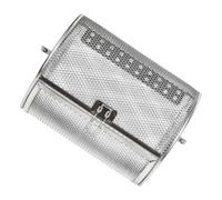 Mobestech Cage de Cuisson Rotative en Acier Inoxydable pour Four Électrique, Panier à Griller Cylindrique Chauffage Uniforme, pour Noix et Aliments en Famille ou Restaurant