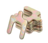 Mobestech Cales De Carrossage Métalliques En u 2,5 Mm Kit 50 Pièces Pour Alignement Roues Voiture Ajustable, Usage Automobile, Réglage Précis à Suspendre