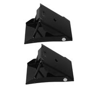 Mobestech Cales de Roue Robustes Bloque-pneu Antidérapant Portable pour Camping-car Caravane et Remorque Protection Sécurité Stationnement sur Pentes