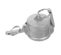 Mobestech Capuchon de Raccord Camlock Dc Acier Inoxydable Bouchon de Tuyau Étanche Anti-fuite pour Systèmes de Plomberie et Transports Huile