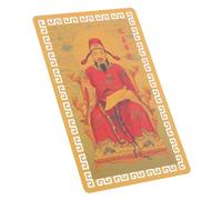 Mobestech Carte De Réussite De Richesse Amulette Tai So Lucky Carte Année Décorations Feng Shui Décoration De Fortune