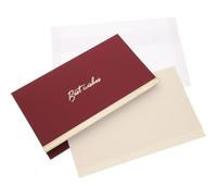 Mobestech Cartes Résistantes de Mariage en Papier Serment de Délicat Design Élégantes et Banquet et Cérémonie