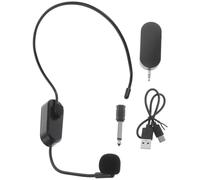 Mobestech Casque-Micro sans Fil 24G pour Prise de Parole Microphone Pédagogique en Plastique Amplificateur de Voix Portable Compatible Smartphone et Ordinateur Enseignement et