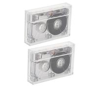 Mobestech Cassettes Audio Vierges Mini 60 Compatibles et Polyvalentes, pour Cours de Langue Lot de 2 en Plastique et Musique Pop