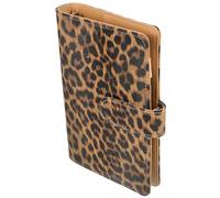 Mobestech Classeur Souple Budget avec Couverture Protectrice PU Cuir Coque Décorative avec Bouton Aimanté Organiseur de Cahier à Anneaux pour Maison Bureau et École