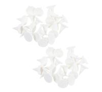 Mobestech Clous de Support Réfractaires en Céramique pour Fours à Poterie, Lot de 50 Pièces, Accessoires pour Artistes et Potiers en Atelier de Cuisson