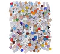 Mobestech Coffret Mosaïque en Verre pour Loisirs Créatifs Morceaux de Verre Autocollants pour Cadres Photo et Tasses, pour Projets Artisanaux et Lieux de Divertissement