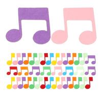 Mobestech Confettis Musicaux en Papier 200 Pcs Multicolores de Notes de Musique, Décoration de Table pour Fête, Mariage et Anniversaire, Chutes de Papier Décoratives pour Couleur Aléatoire