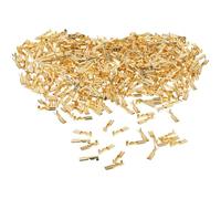 Mobestech Connecteurs à Fourche à Sertir 2,8 Mm Doré 1000 Pièces, Bornes de Câblage pour Fils, Cosses à Sertir Électriques, Terminal à Froid pour Circuits Électroniques et Haut-parleurs